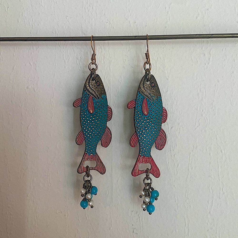 Fish Dangle Earrings